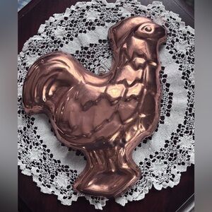 Vintage Copper Rooster Mold